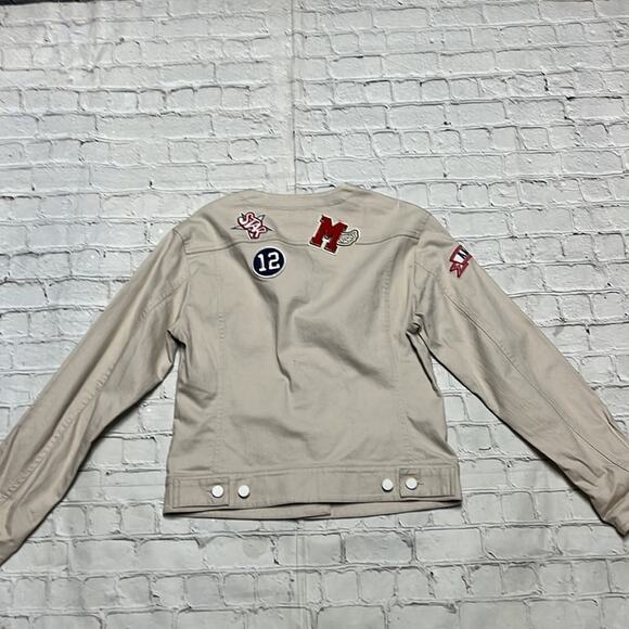 Guess Acru Patch Denim Jacket Vintage XS/S - Picture 4 of 5